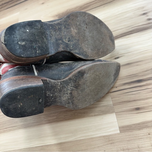 Roper American Flag Pointed Toe Cowboy Boots - Picture 6 of 10